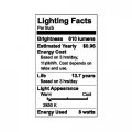 Ge Reveal 2-pack 60 W Equivalent Dimmable 2850k Color-enhancing A19 Led Light Fixture Bulbs