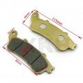 Xkh- Disc Brake Pad Set Compatible With Honda Gl1800hp Gold Wing Vtx1800s Front -fa261 B077q3xlnd