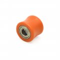 Uxcell 10mm Chain Roller Pulley Tensioner Wheel Guide Orange For Motorcycle Atv Quad