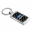 Ipick Image For Ford F-150 Real Black Carbon Fiber Chrome Metal Case Key Chain Keychain Official Licensed