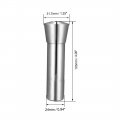 Uxcell R8 Collet 3 4 Inch Mill Chuck Holder 65mn Spring Steel 7 16-14unc Thread