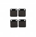 2003 2004 Fits Yamaha Yfm 400 Kodiak 2x4 Front Brake Pads And Rear Shoes