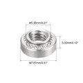 Uxcell Self -clinching Nuts 8-32 X 0 12-inch Stainless Steel Rivet Nut Round Head Metal Sheet Mounting Hardware Fastener 100pcs
