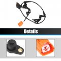 Uxcell Front Left Driver Side Abs Wheel Speed Sensor No 57455-s5d-013 57455s5d013 For Honda Civic Vii Ep3 2001-2005