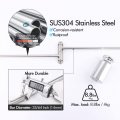 Kes 19 5-inch Bathroom Towel Rack Swivel 2-arm Swing Out Double Bar Wall Mounted Sus304 Stainless Steel Brushed Finish