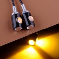 Cicitree 2pcs 12v Mini Bolt Led Motorcycle Turn Signal Indicator Blinker License Plate Lights Universal