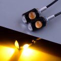 Cicitree 2pcs 12v Mini Bolt Led Motorcycle Turn Signal Indicator Blinker License Plate Lights Universal