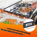 Stove Gap Covers Kitchen Filler Aluminum Oven Cover 25 59 In Length Heat Resistant And Easy To Clean Protect Sealing Spills On