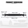 X Autohaux 1pair 75mm 2 95 Splitter Support Rods Adjustable Front Rear Bumper Lip Strut Rod Tie Bars Fit Most Vehicle Black