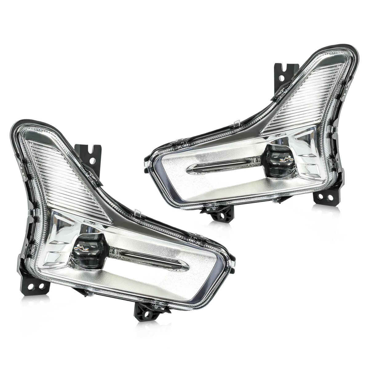 Hecasa Fog Lights For 2019-2020d Fusion Front Led Lamps Left Right Side Replacement For Fo2593252 Fo2592252 Ks73-15a254-cb