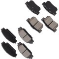 Brake Pad Sets 8pcs For Acura Csx 2007-2010 For Rsx 2002-2006 Honda Civic 2006-2011 S2000 2000-2009 D829 D537 