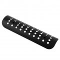 Universal Metal Exhaust Heat Shield Motorbike Muffler Pipe Insulation Cover Heel Guard Straight Black