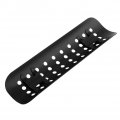 Universal Metal Exhaust Heat Shield Motorbike Muffler Pipe Insulation Cover Heel Guard Straight Black