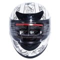 Dot Adult Motorcycle Flip Up Full Face Helmet Street Dirt Bike Atv Helmets White Pink Butterfly Small