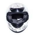 Dot Adult Motorcycle Flip Up Full Face Helmet Street Dirt Bike Atv Helmets White Pink Butterfly Small