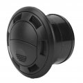 75mm Dashboard Air Conditioning Deflector Side Roof Black Vent Outlet Mount Round Louvered Dash Exhaust Grille Universal For 