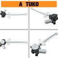 Power Window Regulator With Motor Rear Right For Civic 2012 2013 2014 2015 Replacement Part Number 751-758