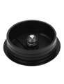 Uxcell 5pcs Black Round Plastic Computer Desk Grommet Cable Hole Cover 50mm