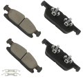 Front Brake Pads Fit Ford For Edge 2015-2021 For Lincoln Mkx 2016-2018 Nautilus 2019-2023 D1818 4pcs 