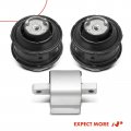 A-premium Engine Motor And Transmission Mount Kit Compatible With Mercedes-benz C230 1997-2000 2002 C280 C43 Amg E300 Slk32