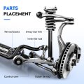 4pc Front Upper Control Arms With Ball Joint Suspension Kit Fit For Acura Cl 2001-2003 Tl 1999-2003 Honda Accord 1998-2002