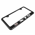 Ipick Image For Cadillac Xt5 Black Carbon Fiber Look Abs Plastic License Plate Frame Is Official Licensed