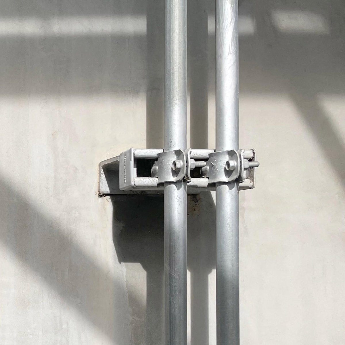 Rubber Cushion Strut Clamp 4 Piece Set 8 In Cushioned Rigid Steel Pipe For Mounting Pex Tubing To Channels Silver Industrial