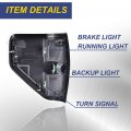 G-plus Pickup Rear Tail Lights Compatible With 2009-2014 Ford F150 2 4 Door Not Fit Flareside Models Brake Lamps Side Marker