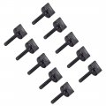 Uxcell M4 X 20mm Thumb Screw Bolt Hand Driven Spade Nylon Plastic Screws Metric Thread For Rc Model Aircraft 10 Pcs