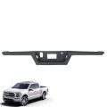 Black Rear Bumper Top Step Pad Cover Replacement For F-150 2021 2022 2023 With Tow Without Park Assist Sensor Holes 