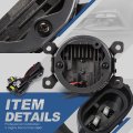 Auto Dynasty Full Led Projector Front Bumper Driving Fog Light Lamps With Wiring Harness Compatible Ford Lincoln Frontier Pilot