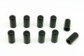 Autobahn88 Silicone Hose Cap Intake Vacuum End Plug Inner Diameter 8mm 0 31 Pack Of 10 Black