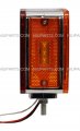 Niuparts Pedestal Cab Fender Light 39 Led Square Double Stud 2 Face Red Amber Lh And Rh