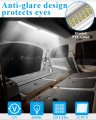 Tallew 12 Pcs Volt Led Strip Lights 12v Rv Interior Bar 120leds 1500lm Enclosed Boat Trailer With On Off Switch For Van Cargo