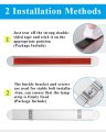 Tallew 12 Pcs Volt Led Strip Lights 12v Rv Interior Bar 120leds 1500lm Enclosed Boat Trailer With On Off Switch For Van Cargo
