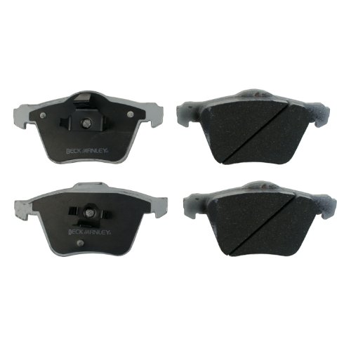 085-1780 Premium Asm Ceramic Rear Brake Pads Precision Cut Edges With Bonded Shims For Noise Reduction Post Cured No Break In