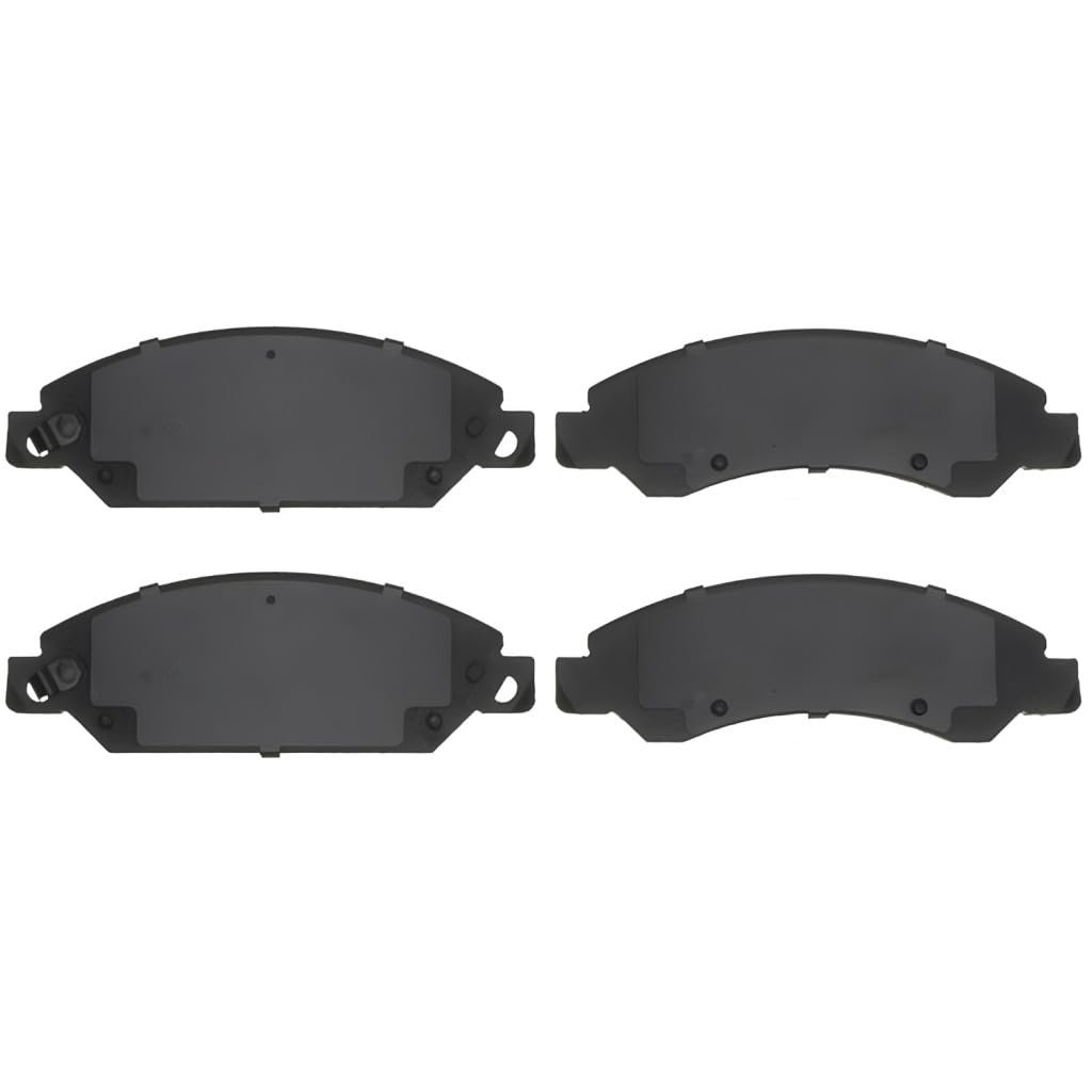 Front Brake Pad Set For Chevy Suburban 2500 2007 Ceramic Friction Material Silver Classification Replacement 19285993