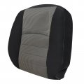 Secosautoparts Driver Side Bottom Top Lean Back Cloth Gray Seat Cover Compatible With Dodge Ram 1500 2500 3500 2009 2010 2011