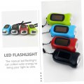 Gadpiparty Household Flashlight Hand Crank Hiking Torch Solar Power Led Rechargeable Reading Lamps Portable Flashlight Camping