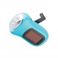 Gadpiparty Household Flashlight Hand Crank Hiking Torch Solar Power Led Rechargeable Reading Lamps Portable Flashlight Camping