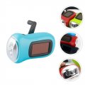 Gadpiparty Household Flashlight Hand Crank Hiking Torch Solar Power Led Rechargeable Reading Lamps Portable Flashlight Camping