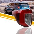 Dasbecan Tail Light Assembly For 2020-2024 Ford Explorer St St-line Timberline Led Rear Lamp Taillight Left Driver Side Replace 