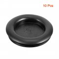 Uxcell Wire Protector Oil Resistant Armature Rubber Grommets 25mm Mounting Dia 10pcs Black