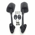 Black Rear View Mirrors For Honda Cbr250 2010 2011 2012 And Cb 1300s 2003 High Impact Pp Shell Left Right Pair
