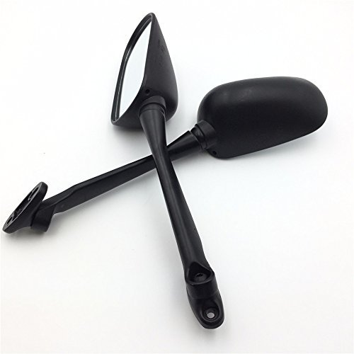 Black Rear View Mirrors For Honda Cbr250 2010 2011 2012 And Cb 1300s 2003 High Impact Pp Shell Left Right Pair