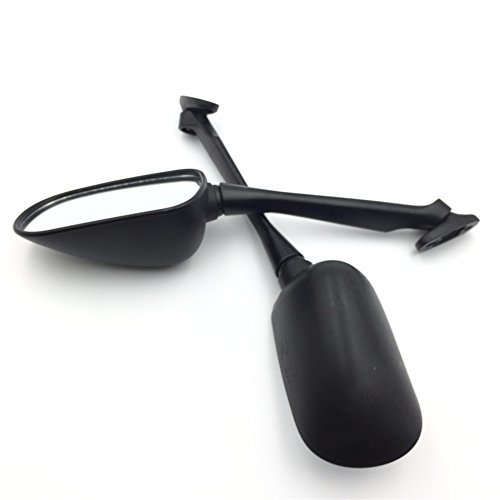 Black Rear View Mirrors For Honda Cbr250 2010 2011 2012 And Cb 1300s 2003 High Impact Pp Shell Left Right Pair