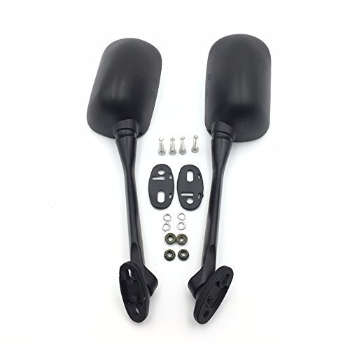 Black Rear View Mirrors For Honda Cbr250 2010 2011 2012 And Cb 1300s 2003 High Impact Pp Shell Left Right Pair