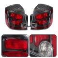 Passenger And Driver Side Tail Light Replacement For Nissan Sentra 2010-2012 Rear Lamp Assembly Black Housing Ni2800188