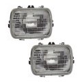 Headlight Assembly Pair For Chevy K5 Blazer 1978 To 1986 Driver And Passenger Side With Bulbs Replacement Gm2500112 25949657 