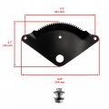 Caltric Steering Sector Gear Plate For Husqvarna Gth24v52ls Gth24v54 Gth263t Gth26v52 Ls